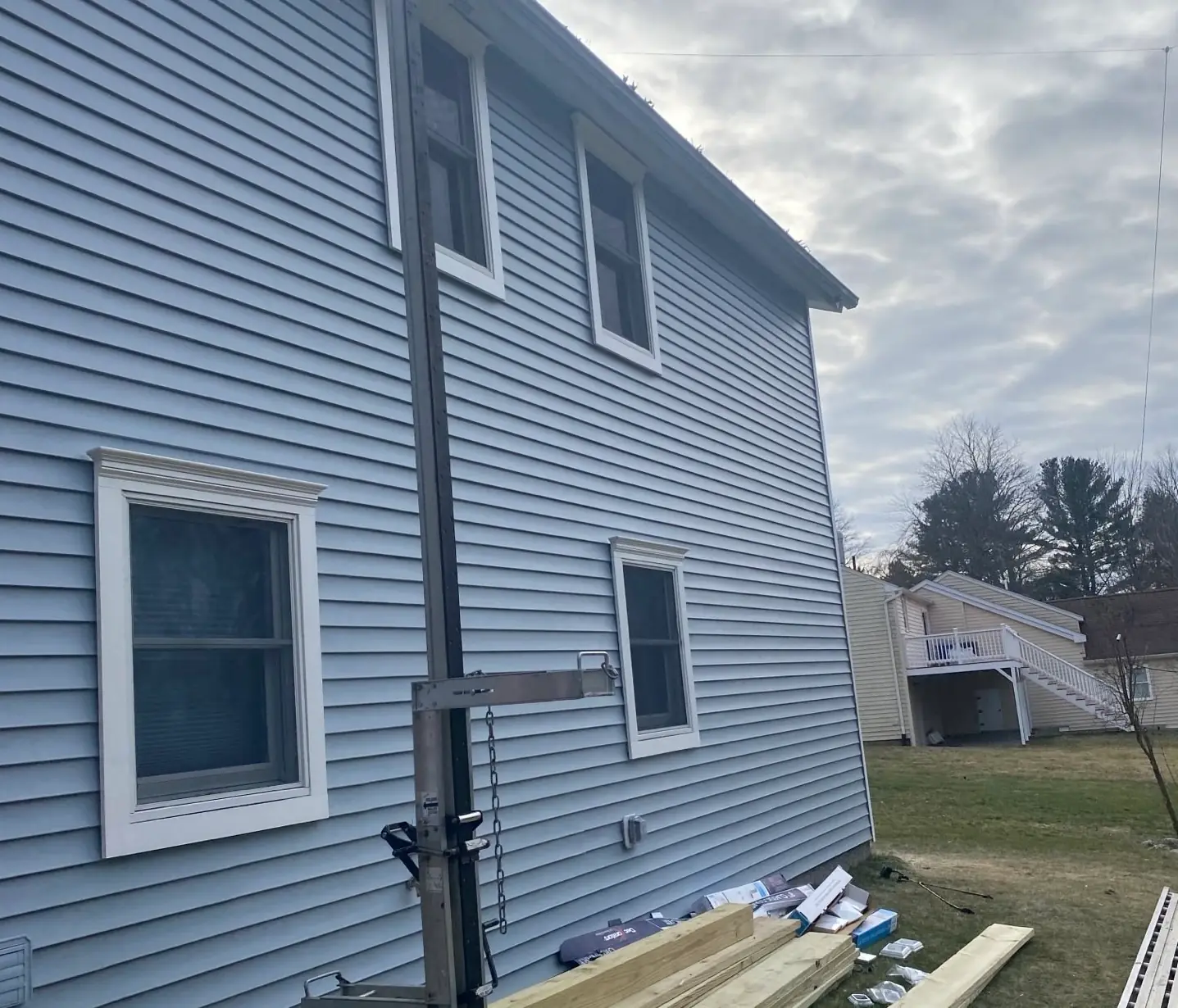 Siding project completed by Sustainable Decks