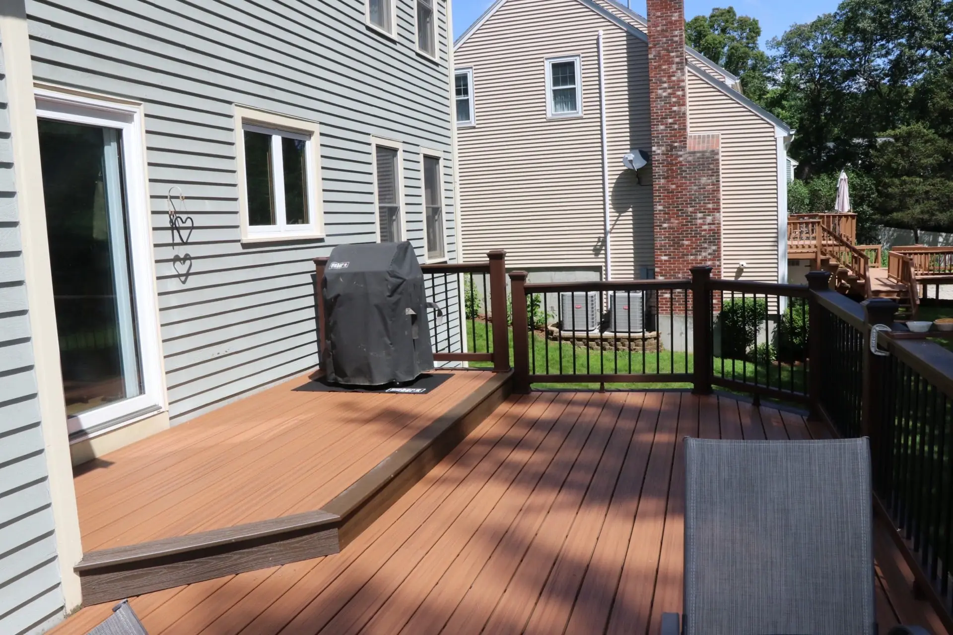 Deck Lighting, completed Sustainable Decks project