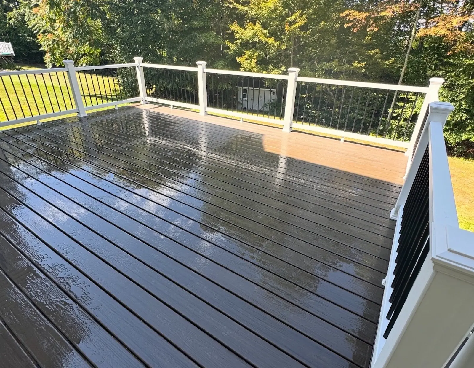 Composite Decking, completed Sustainable Decks project