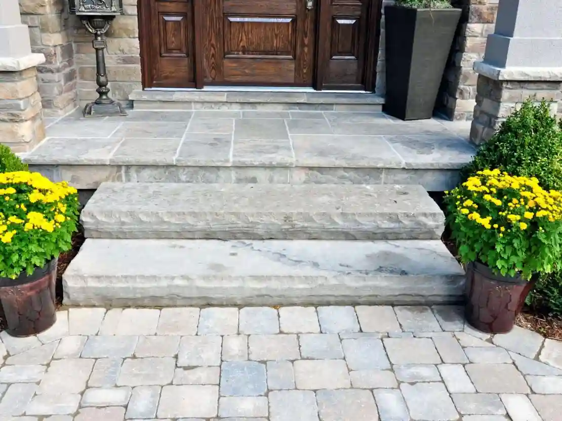 Custom Patio Installation, completed Sustainable Decks project